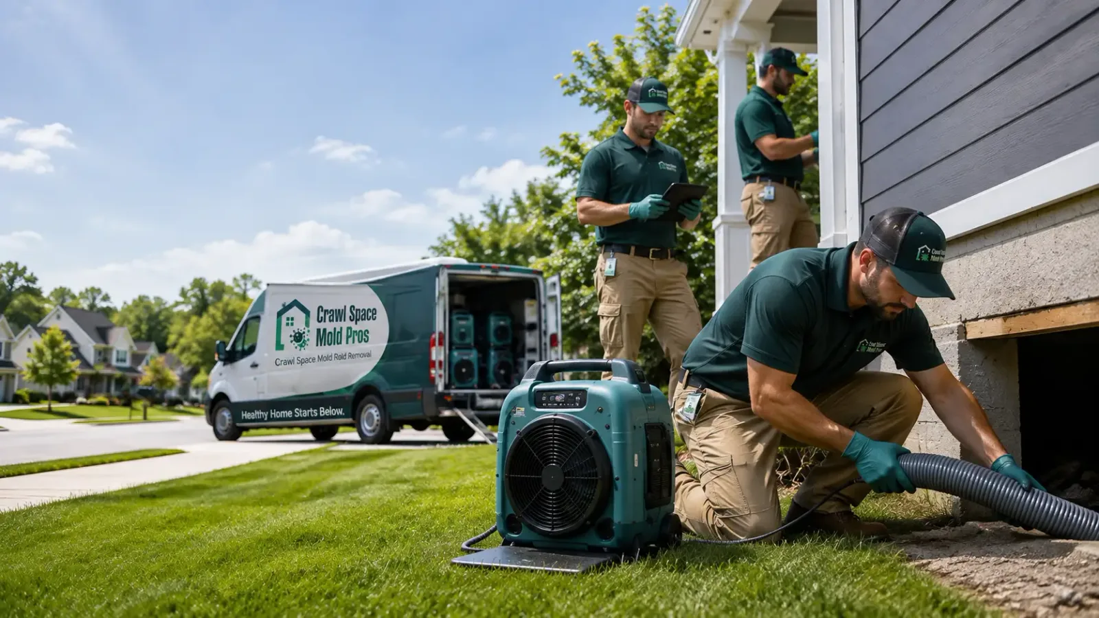 Crawl Space Mold Removal in Ukiah, CA